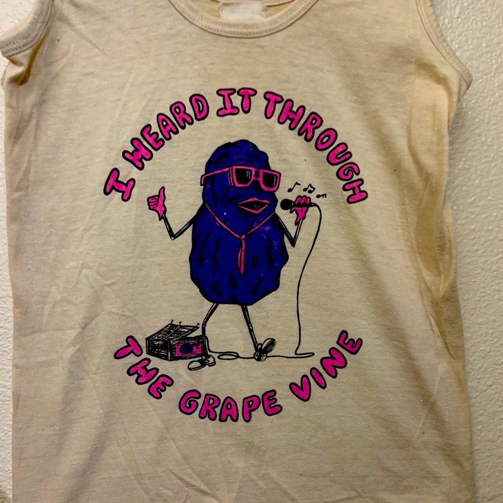 Tank top Vintage 80s California raisins T